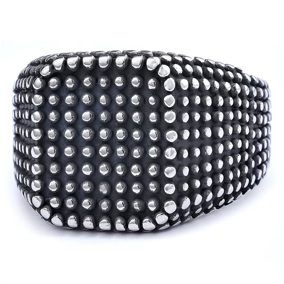 Wholesale Jewelry Punk Style Skull Stainless Steel Apply Oil