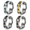 Wholesale Jewelry Punk Style Stainless Steel Skull Hand Geometric Dripping Oil Ornaments Ring