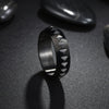 Wholesale Jewelry Punk Style Titanium Steel Selfdefense Ring With Geometric Design And Electroplating For Men And Women