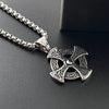 Wholesale Jewelry Punk Viking Celtic Knot Cross Stainless Steel Casting Polishing Unisex Doll Style