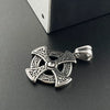 Wholesale Jewelry Punk Viking Celtic Knot Cross Stainless Steel Casting Polishing Unisex Doll Style