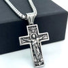 Wholesale Jewelry Pure Tin Stainless Steel Cross Pendant Necklace With Geometric Style And Polishing Treatment