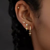 Wholesale Jewelry Pure Titanium Copper Stainless Steel Geometric Electroplated Unisex Star Earrings And Lip Nails Piercing Jewelry