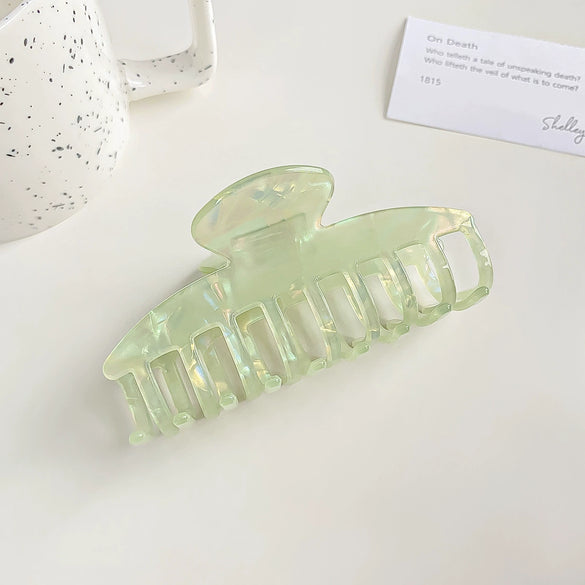 Wholesale Jewelry Pvc Handmade Natural Geometric Women's Hair Ornaments Mermaid Shark Clip