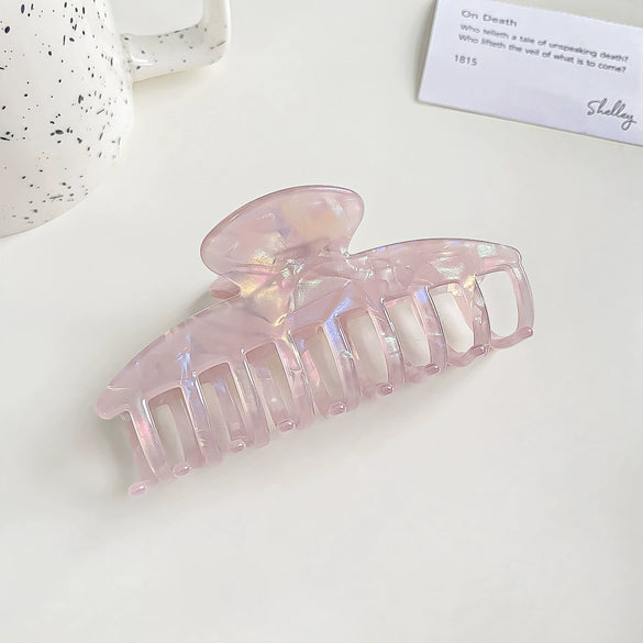 Wholesale Jewelry Pvc Handmade Natural Geometric Women's Hair Ornaments Mermaid Shark Clip