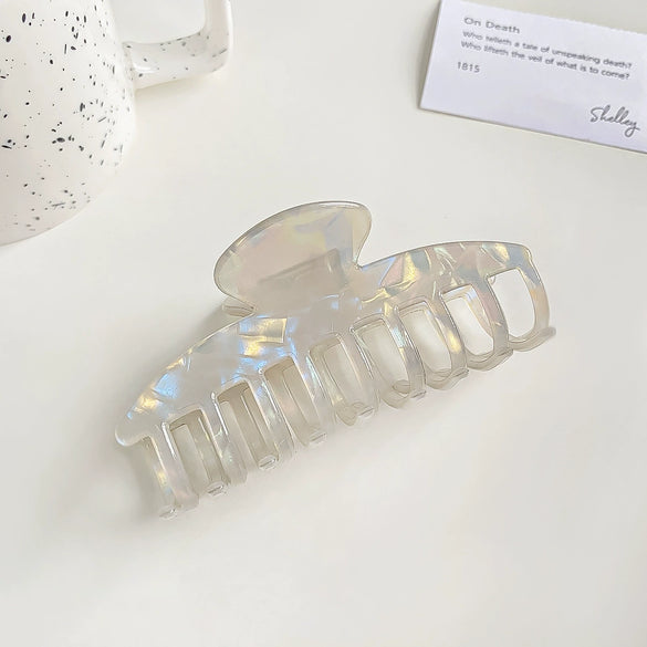 Wholesale Jewelry Pvc Handmade Natural Geometric Women's Hair Ornaments Mermaid Shark Clip