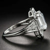 Wholesale Jewelry Rectangular Zircon Copper Ring For Women With Geometric Style