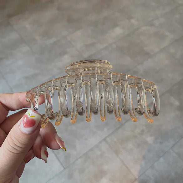 Wholesale Jewelry Resin Glossy Transparent Retro Catch Clip Gooddiy