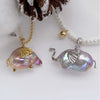 Wholesale Jewelry Retro Animal Zodiac Style Copper Titanium Steel Clown Fish Goldfish Pendant Necklace With Electroplating