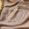 Wholesale Jewelry Retro Baroque Style Geometric Freshwater Pearl Necklace And Bracelet For Women