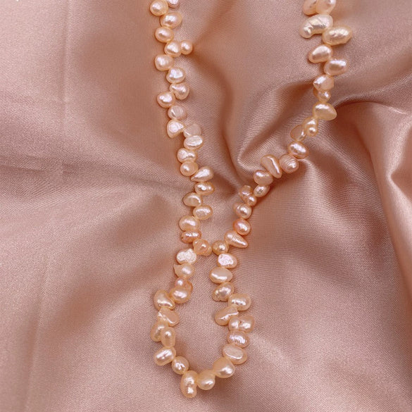 Wholesale Jewelry Retro Baroque Style Geometric Freshwater Pearl Necklace And Bracelet For Women