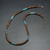 Wholesale Jewelry Retro Bohemian Style Coconut Shell Wooden Beads Natural Stone U Shape Necklace Unisex