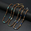 Wholesale Jewelry Retro Bohemian Style Coconut Shell Wooden Beads Natural Stone U Shape Necklace Unisex