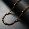 Wholesale Jewelry Retro Bohemian Style Coconut Shell Wooden Beads Natural Stone U Shape Necklace Unisex