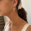 Wholesale Jewelry Retro Bow Copper Gold Plated Earrings