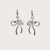 Wholesale Jewelry Retro Bow Copper Gold Plated Earrings