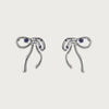 Wholesale Jewelry Retro Bow Copper Gold Plated Earrings