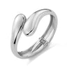 Wholesale Jewelry Retro Exaggerated Irregular Pleated Alloy Bracelet With Electroplating