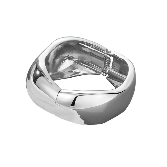 Wholesale Jewelry Retro Exaggerated Irregular Pleated Alloy Bracelet With Electroplating