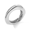 Wholesale Jewelry Retro Exaggerated Irregular Pleated Alloy Bracelet With Electroplating