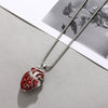 Wholesale Jewelry Retro Fashion Beating Heart Pendant Alloy Necklace With Electroplating