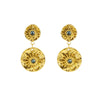 Wholesale Jewelry Retro Fashion Style Star Stainless Steel Electroplated Ochain Necklace Earrings Suit