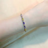 Wholesale Jewelry Retro Fresh Style Leaf Pattern Copper Bracelet With Zircon And Glass