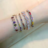 Wholesale Jewelry Retro Fresh Style Leaf Pattern Copper Bracelet With Zircon And Glass