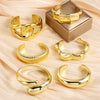Wholesale Jewelry Retro Geometric Acrylic Electroplated Bracelet
