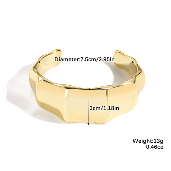 Wholesale Jewelry Retro Geometric Acrylic Electroplated Bracelet