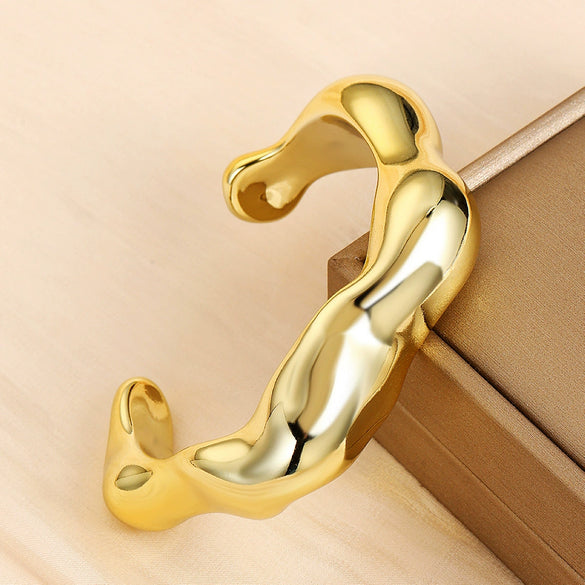 Wholesale Jewelry Retro Geometric Acrylic Electroplated Bracelet