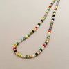 Wholesale Jewelry Retro Geometric Copper Handmade Beaded Necklace For Women