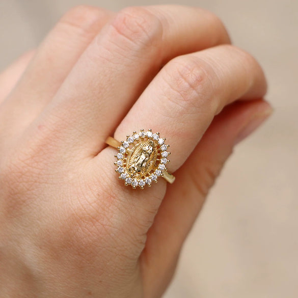 Wholesale Jewelry Retro Geometric Copper Ring With Electroplating Treatment