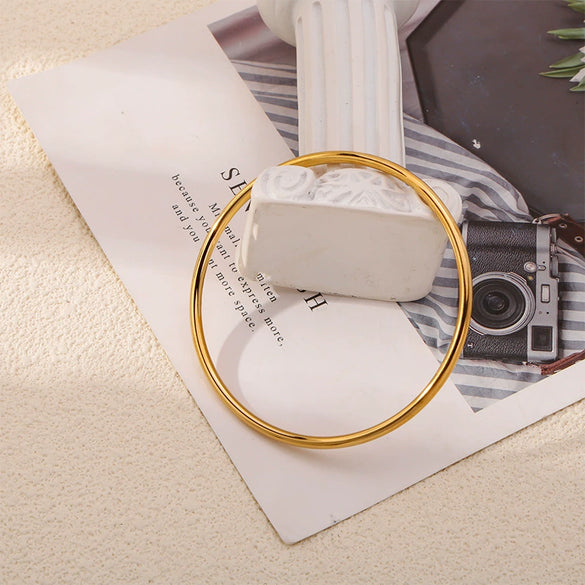 Wholesale Jewelry Retro Geometric Stainless Steel Electroplated Ring And Bracelet