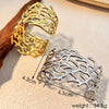 Wholesale Jewelry Retro Geometric Stainless Steel Open Bracelet
