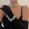 Wholesale Jewelry Retro Geometric Style Pearl Beaded Multilayered Necklace For Women