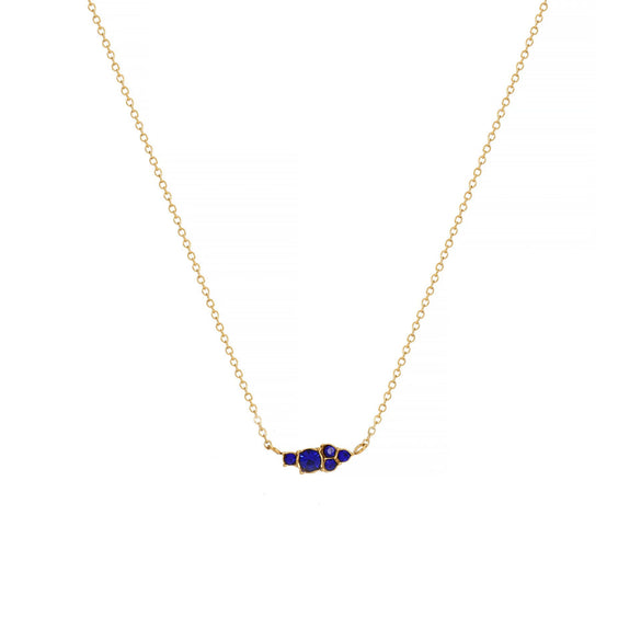 Wholesale Jewelry Retro Geometric Style Twelve Birthstone Titanium Steel Electroplated Ochain Pendant Necklace For Women