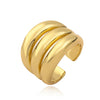 Wholesale Jewelry Retro Hammered Ball Ring Copper With Pearl Setting And Geometric Star Pattern For Women
