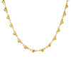 Wholesale Jewelry Retro Heartshaped Titanium Steel Love Chain Necklace Bracelet Set 18K Gold Plated