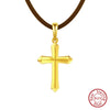 Wholesale Jewelry Retro Hiphop Style Cross Silver Geometric Electroplated Necklace For Men