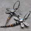 Wholesale Jewelry Retro Insect Dragonfly Alloy Electroplated Women's Earrings