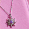 Wholesale Jewelry Retro Literature And Art Style Geometric Copper Zircon Pendant Necklace