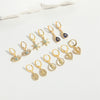 Wholesale Jewelry Retro Love Design Heart Shape Copper Electroplated Women's Pendant Earrings