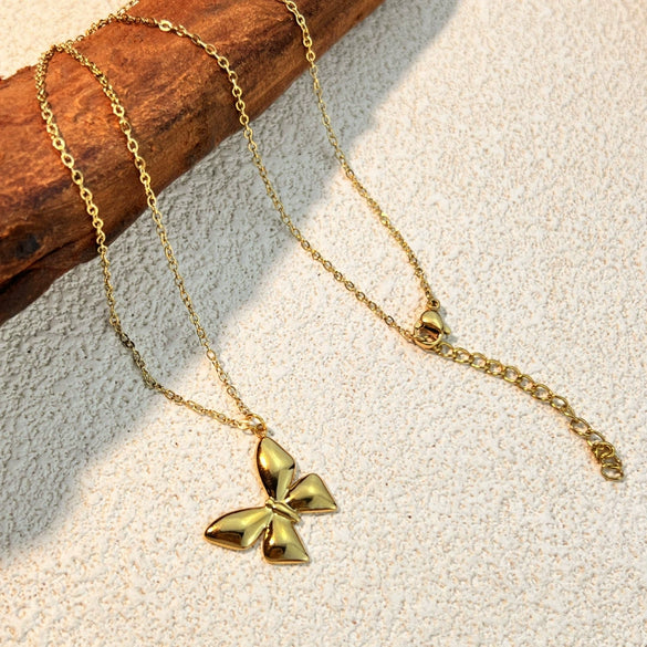 Wholesale Jewelry Retro Minimalist Stainless Steel And Titanium Steel Ushaped Clavicle Chain Electroplated Nonfading Jewelry For Unisex