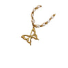 Wholesale Jewelry Retro Minimalist Stainless Steel And Titanium Steel Ushaped Clavicle Chain Electroplated Nonfading Jewelry For Unisex