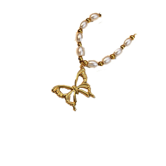 Wholesale Jewelry Retro Minimalist Stainless Steel And Titanium Steel Ushaped Clavicle Chain Electroplated Nonfading Jewelry For Unisex