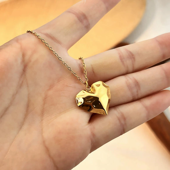 Wholesale Jewelry Retro Minimalist Ushaped Stainless Steel And Titanium Steel Pendant Necklace With Cross Chain Electroplated