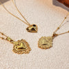 Wholesale Jewelry Retro Minimalist Ushaped Stainless Steel And Titanium Steel Pendant Necklace With Cross Chain Electroplated