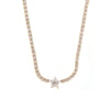 Wholesale Jewelry Retro New Geometric Star Pendant Necklace Encrusted With Zircon 316L Stainless Steel 18K Gold Plated