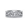 Wholesale Jewelry Retro Niche Style Heartshaped S925 Sterling Silver Ring